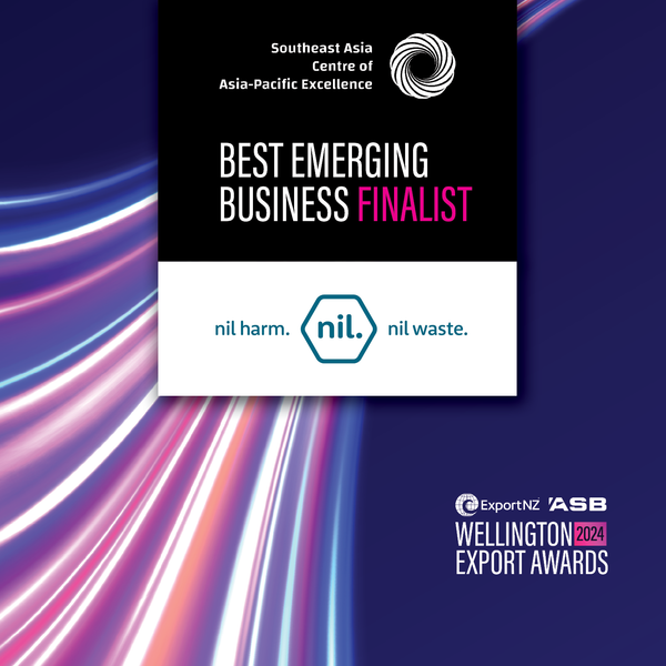 We are a finalist in the Wellington Export Awards