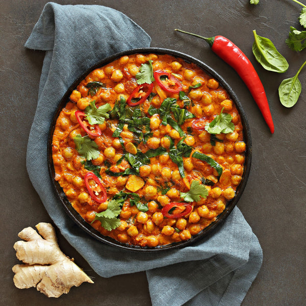 Turmeric Chickpea & Spinach Power Bowl