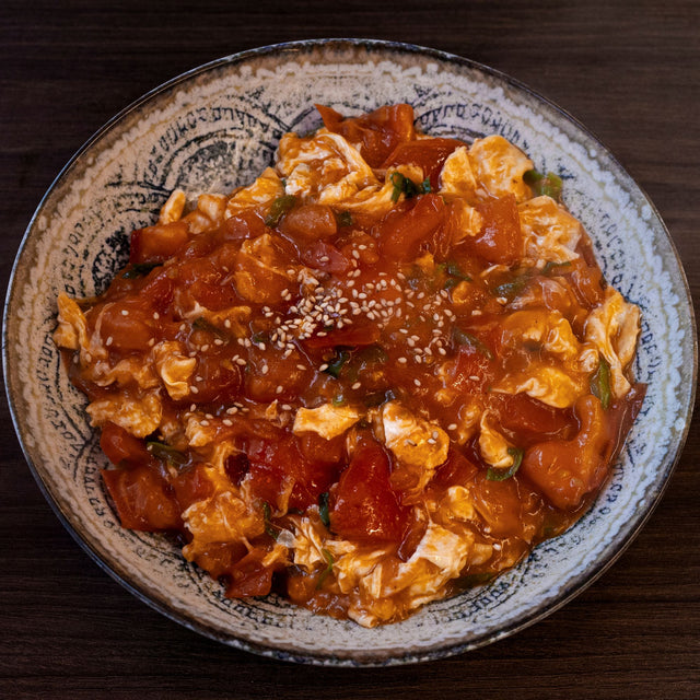simple tomato & egg stir-fry