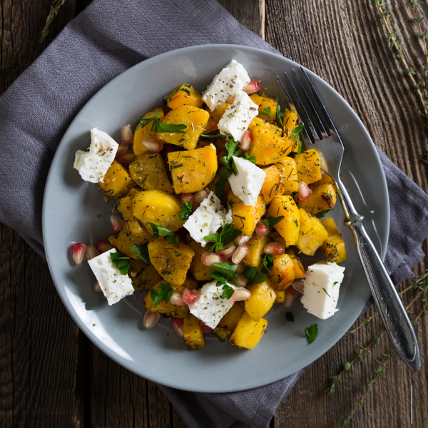 Roasted Pumpkin and Feta Salad